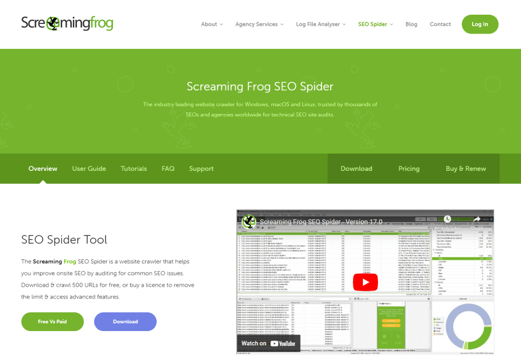 Screaming frog download