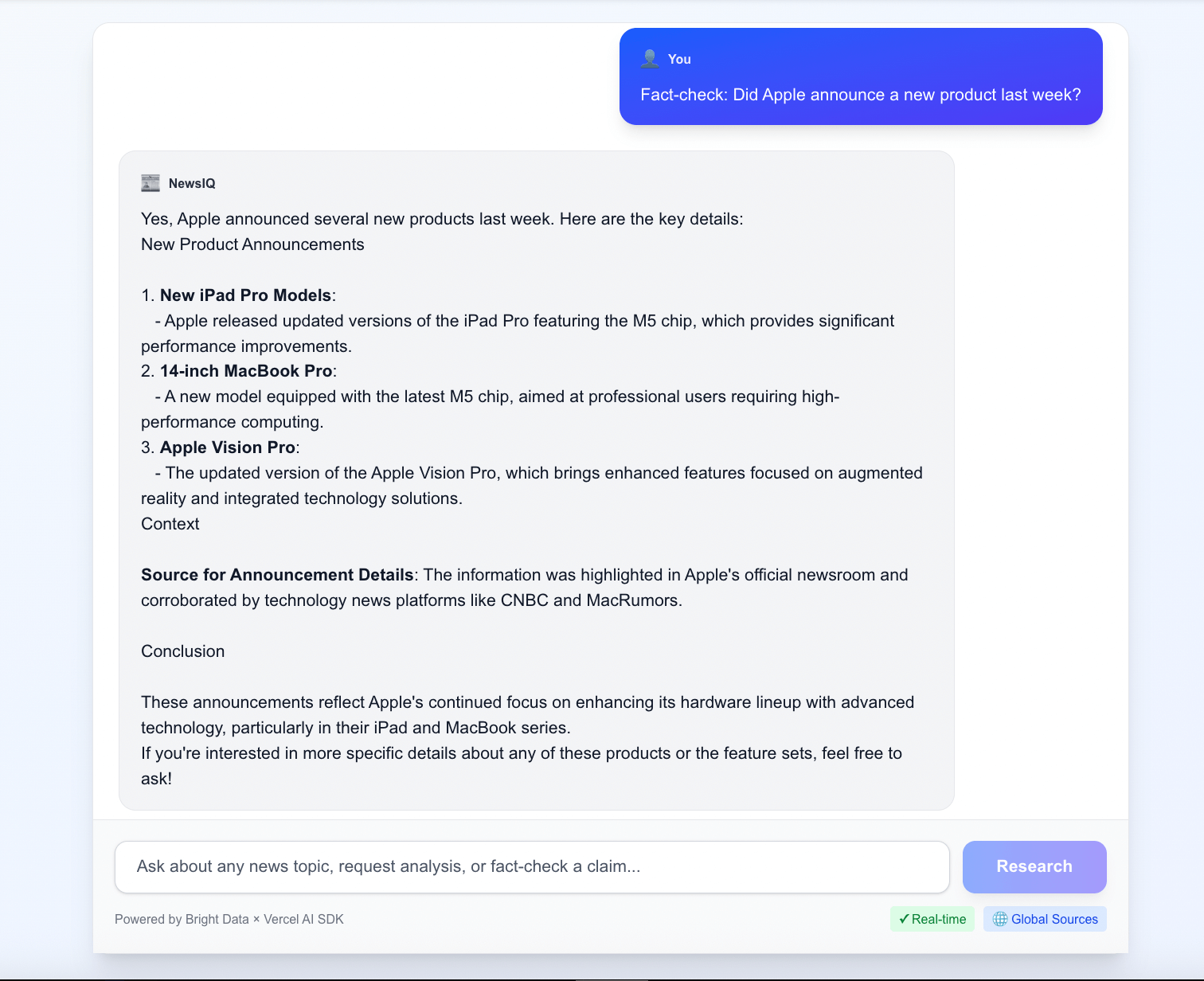 NewsIQ in action - searching, scraping, and analyzing news
