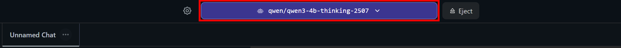 Note the downloaded local model