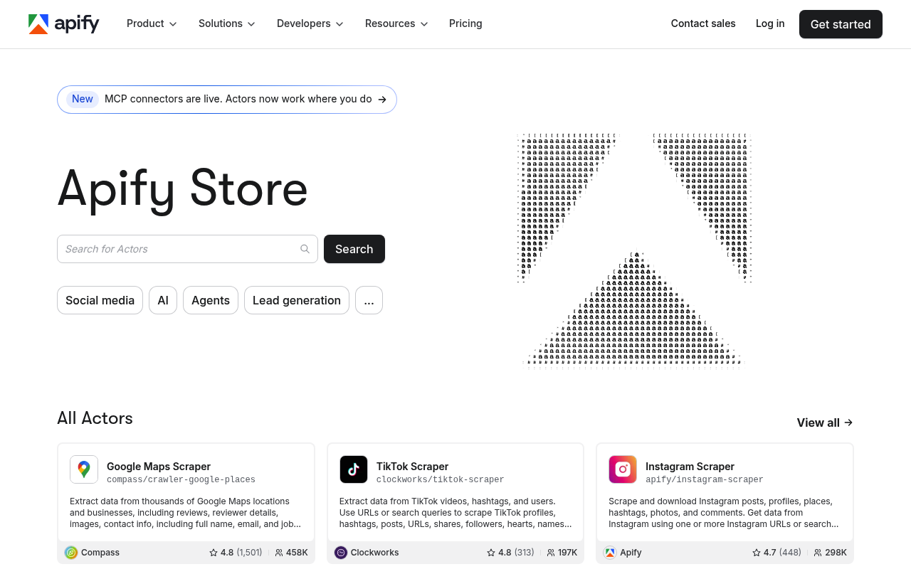 ApifyのLinkedInスクレイパーアクター